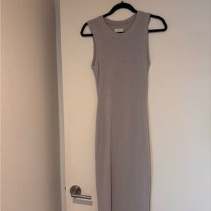 BLQ (from Revolve) Sleeveless Gray Midi Dress